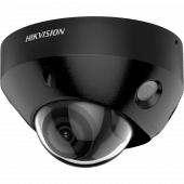 Hikvision DS-2CD2547G2-LS 4 MP White light Fixed Mini Flat Dome - Zwart (2.8mm) 
