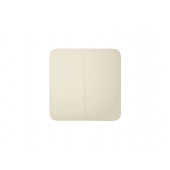 Ajax SoloButton (2-gang) - Ivory White