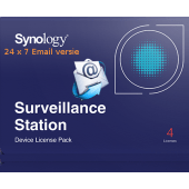 Synology Camera License, 4 camera's - Automatisch 24/7 direct per E-mail verzonden