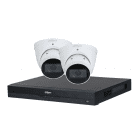 Dahua AI / 4K Turret cameraset - Wit (uitbreidbaar tot 8 camera's) 
